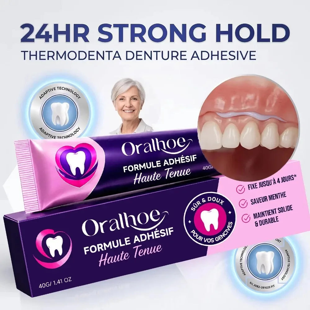 Silicone Denture Reline Cushion for Secure Fit