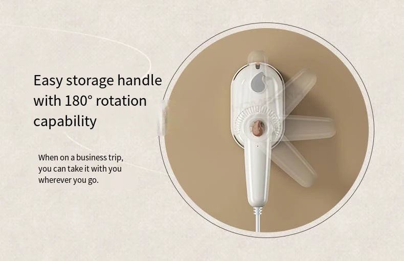 Portable Mini Rotating Electric Steam Iron for Travel