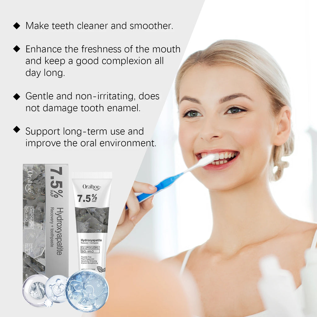7.5% Hydroxyapatite Enamel Repair & Whitening Toothpaste