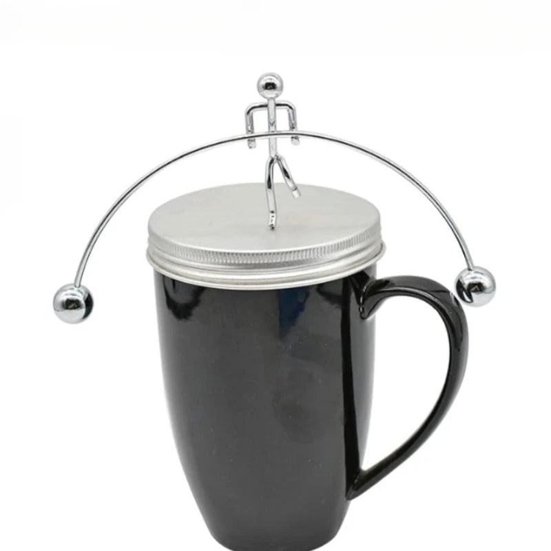 Metal Balance Tumbler Desk Ornament for Office Decor - 5