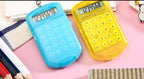 Portable Mini Transparent Flip Calculator with Keychain