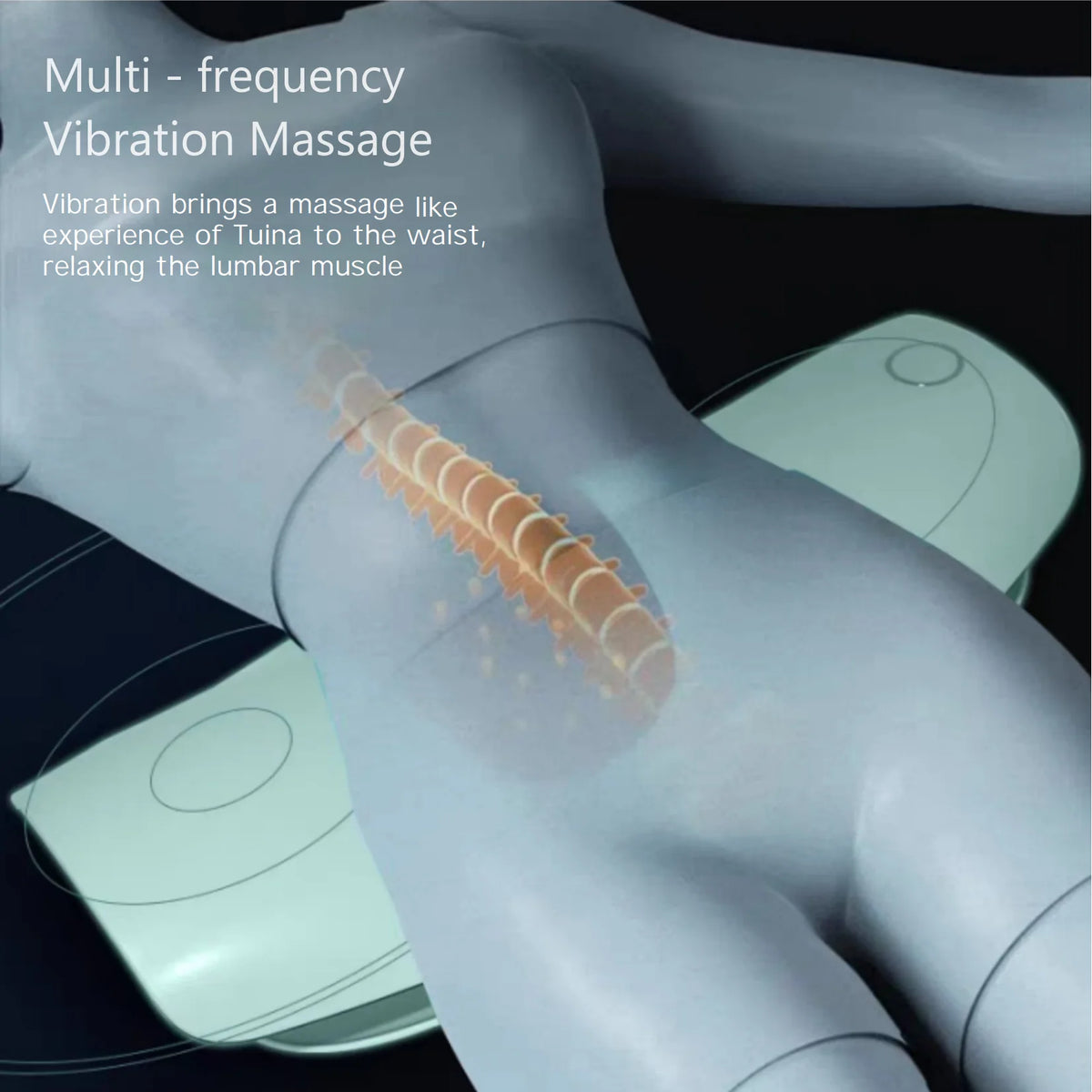 Smart Lumbar Traction and Vibration Massager for Back Pain Relief