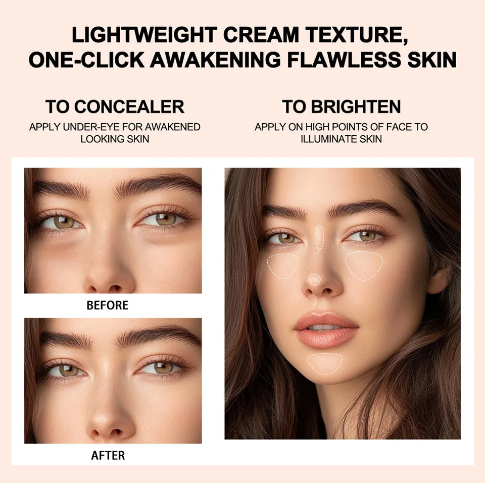 Waterproof Brightening Concealer Click Pen
