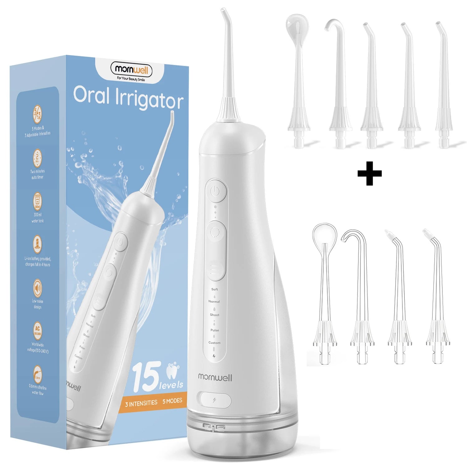 Portable Electric Cordless Water Flosser for Teeth Cleaning - 22