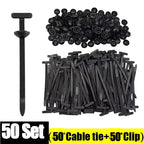 Push Mount Cable Ties for Automotive Wire Management