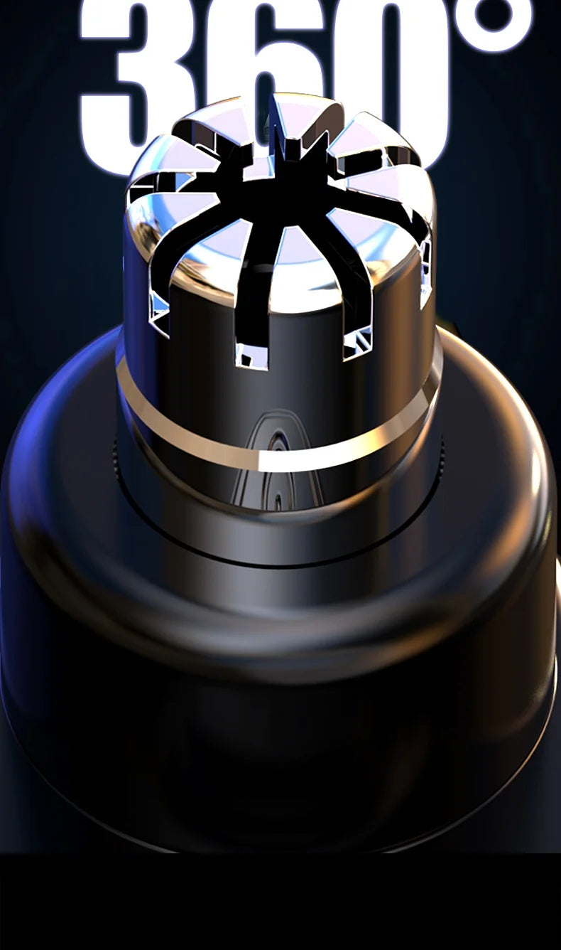 Electric Rechargeable Nose and Ear Hair Trimmer