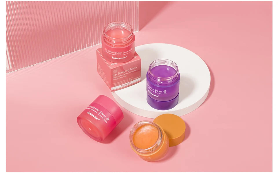 Moisturizing Lip Balm and Sleeping Mask Care Set - 17