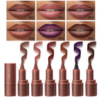 2-in-1 Waterproof Matte Lip Liner and Lipstick Crayon