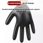 Disposable Black Nitrile Protective Gloves