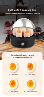 Electric Egg Boiler and Steamer for Perfectly Cooked Eggs