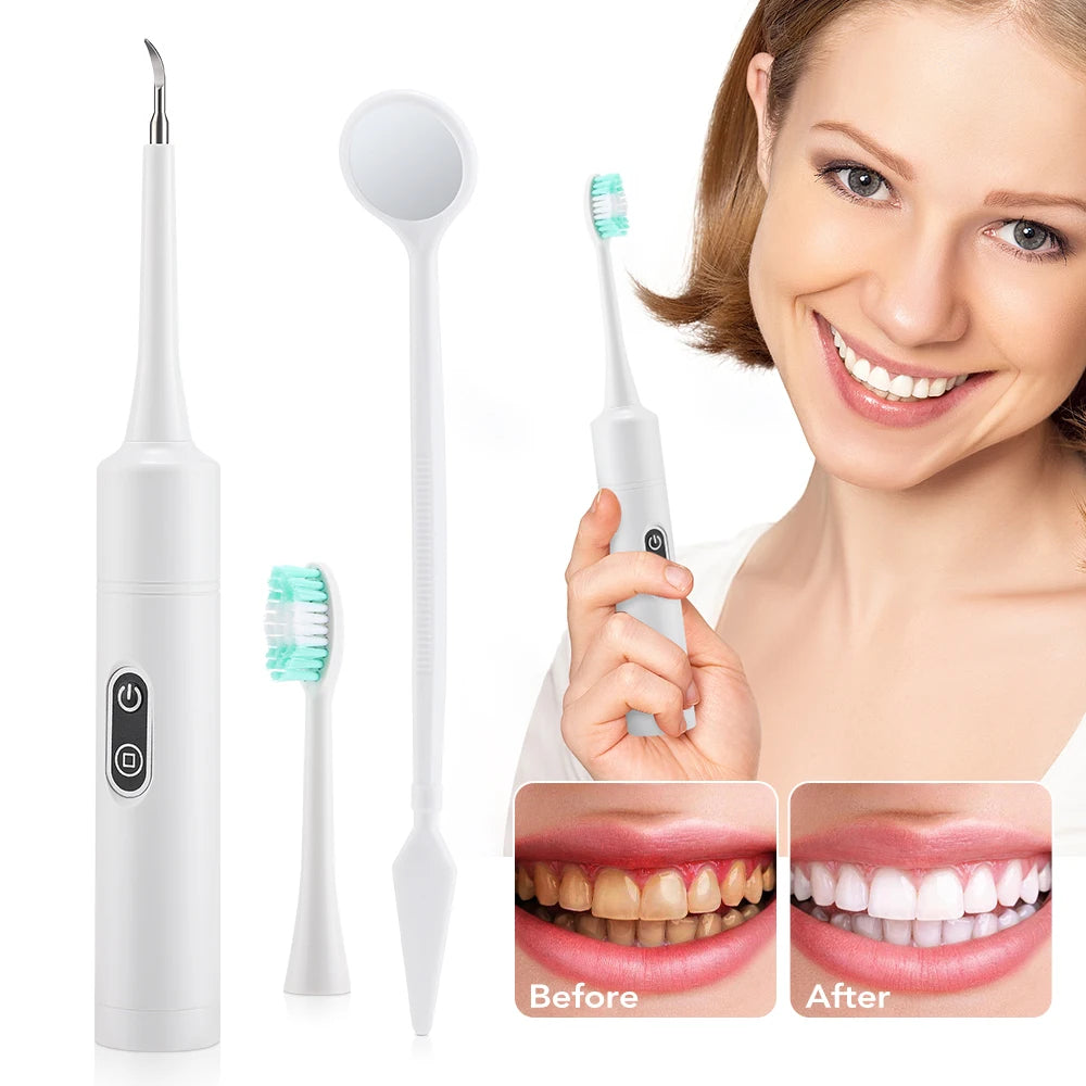 Electric Sonic Teeth Cleaner and Plaque Remover
