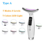 LED Facial and Neck Skin Tightening Beauty Massager