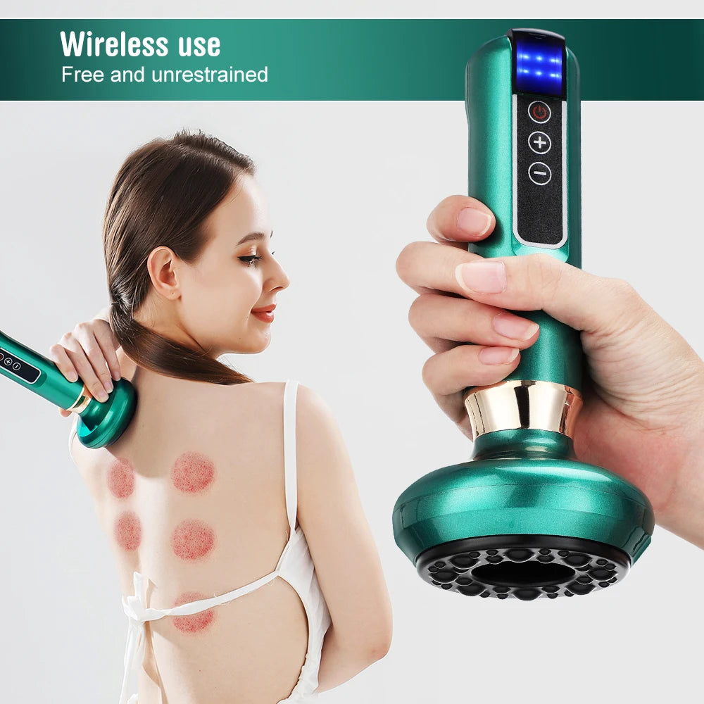 Electric Cupping and Gua Sha Massage Tool for Muscle Relief