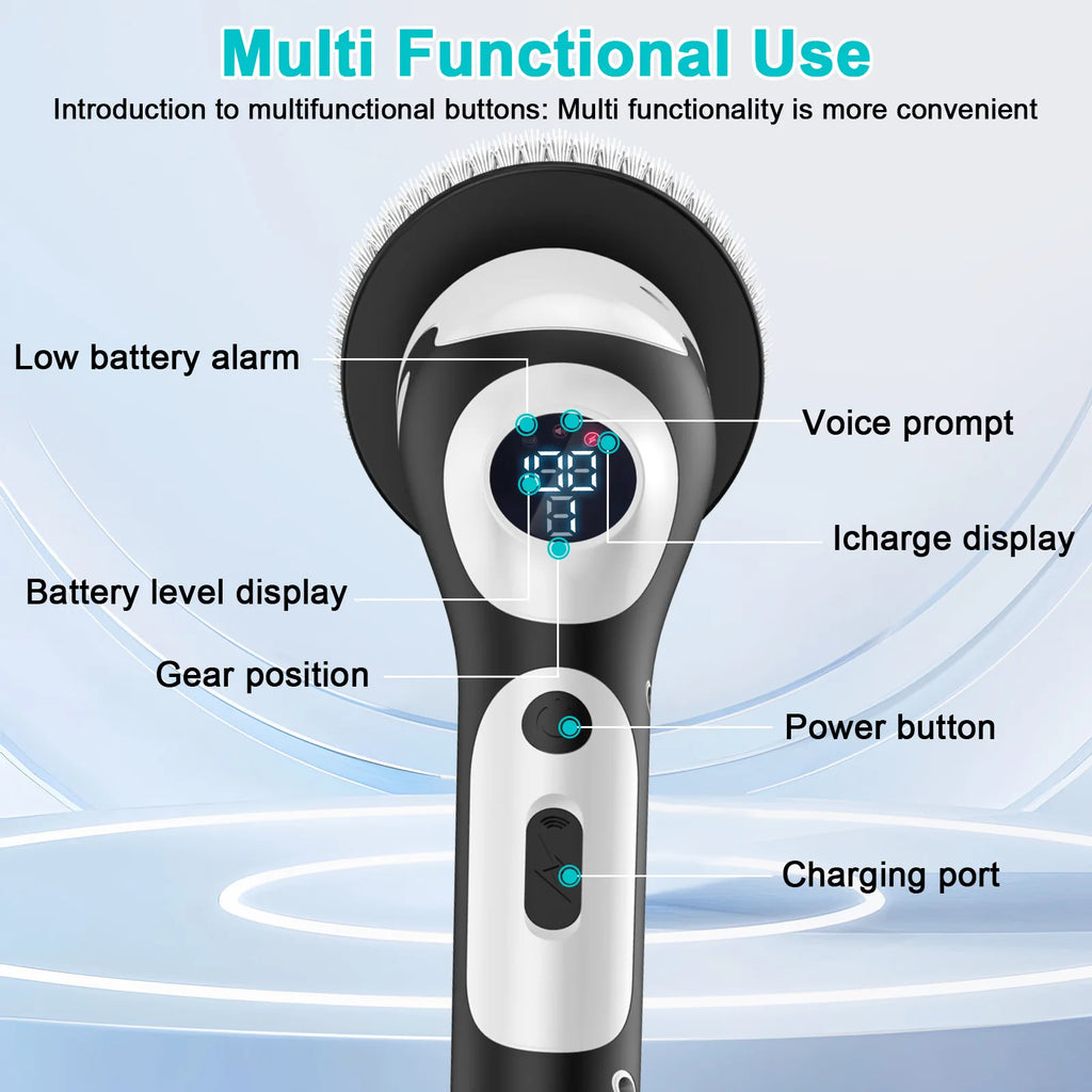 Multifunctional Electric Rotary Cleaning Brush