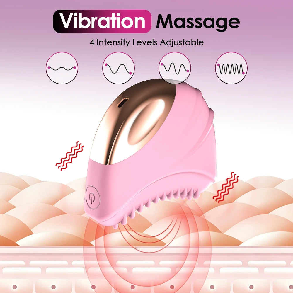 Electric Vibrating Body Contour and Exfoliation Brush