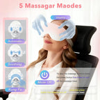 Smart Eye Massager with Cooling and Vibration for Eye Strain