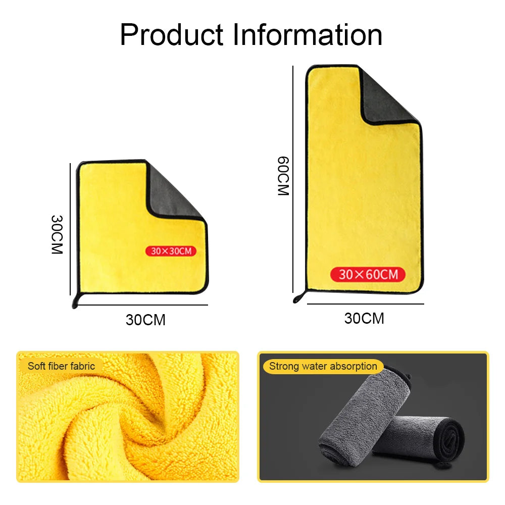 Ultra-Absorbent Microfiber Cleaning Towels for Home and Car - 6