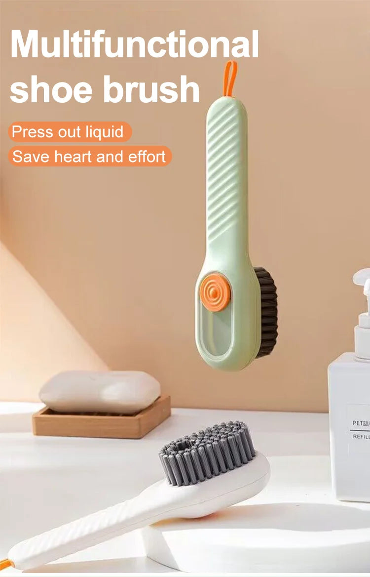 Automatic Liquid Dispensing Shoe Cleaning Brush - 7