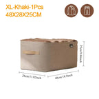 Foldable Fabric Clothing and Closet Organizer Storage Box