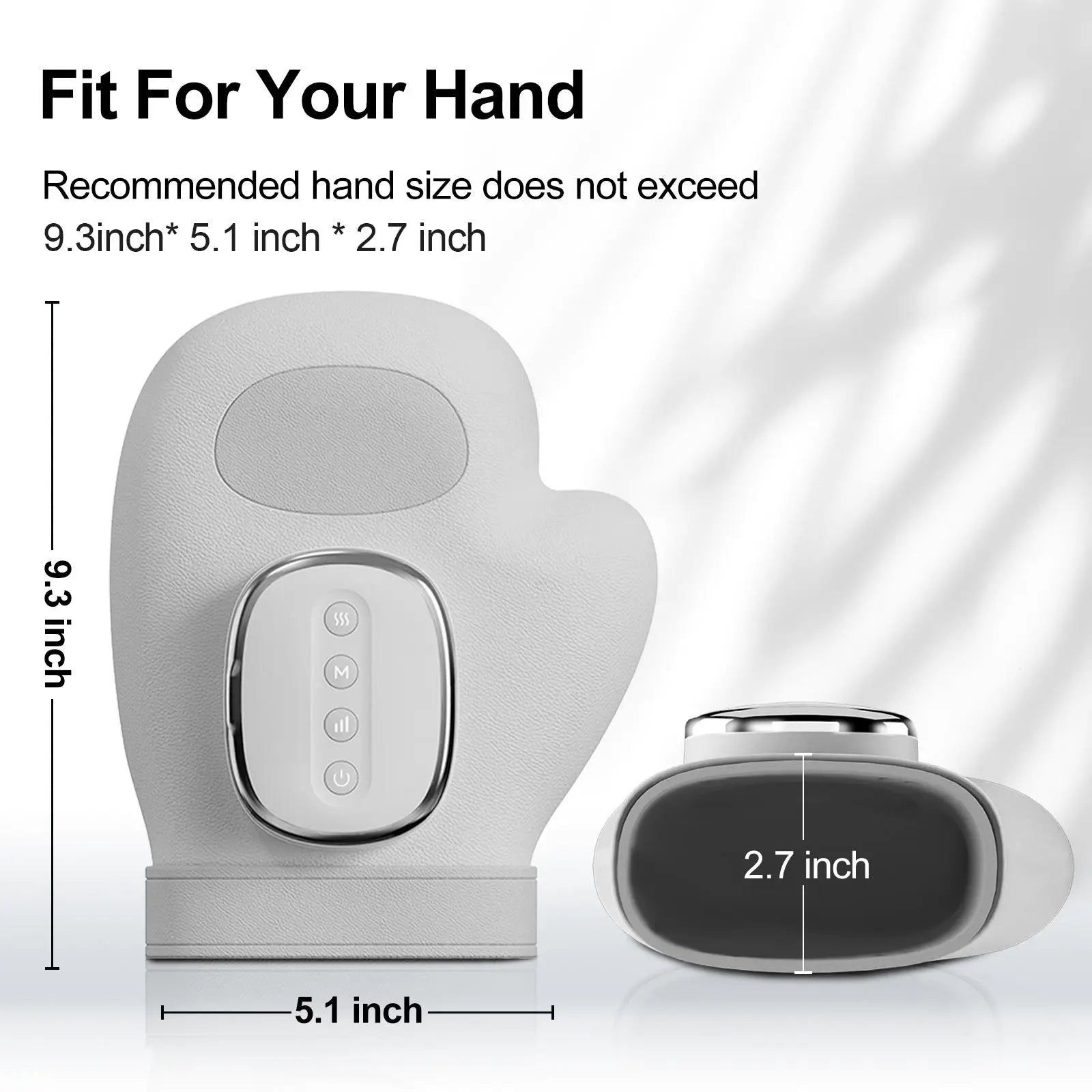Electric Hand and Wrist Compression Massager with Heat - 6