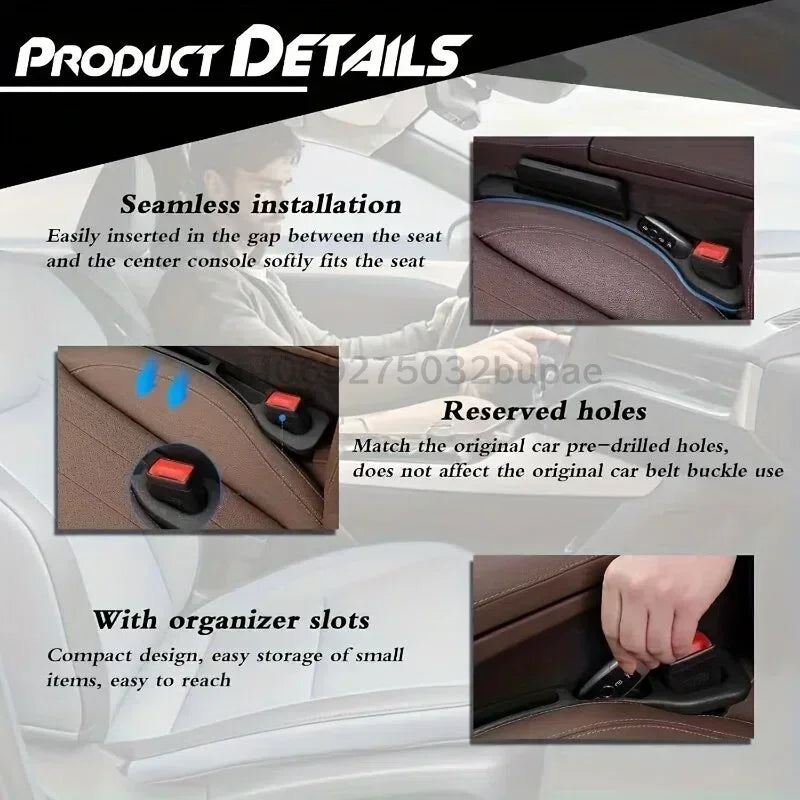 Car Seat Gap Filler Storage Organizer