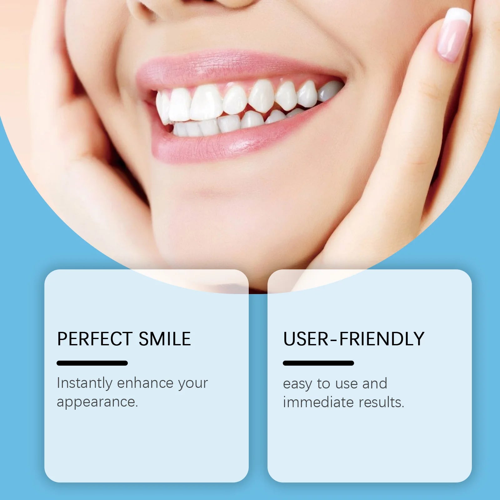 Snap-On Silicone Denture Set for Instant Smile Correction - 3