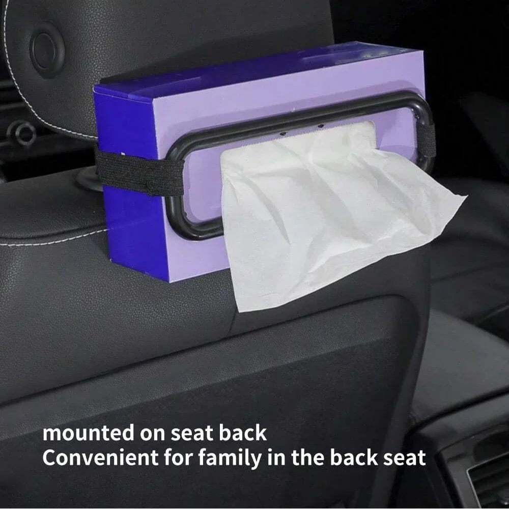 Adjustable Car Sun Visor Tissue Box Holder