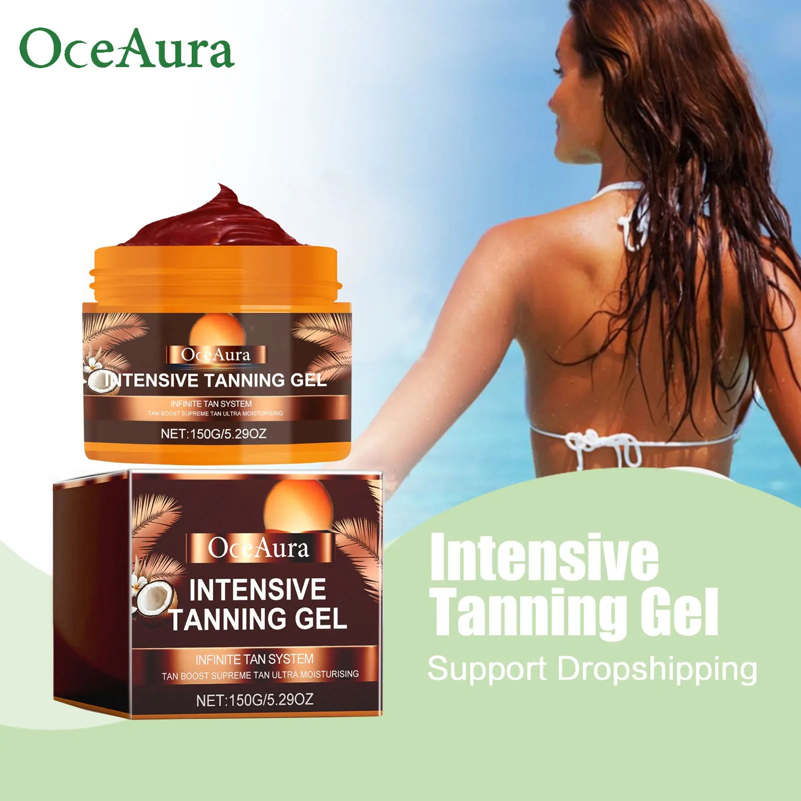 Intensive Tanning Gel for Darker Skin and Long-Lasting Glow - 2