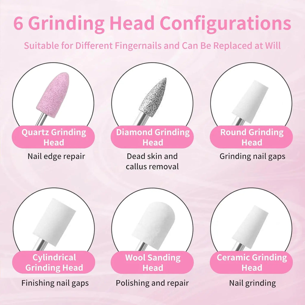 Cordless Electric Nail File and Manicure Drill Kit