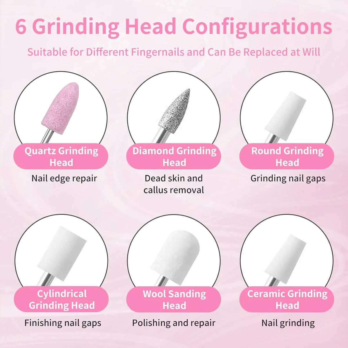 Cordless Electric Nail File and Manicure Drill Kit