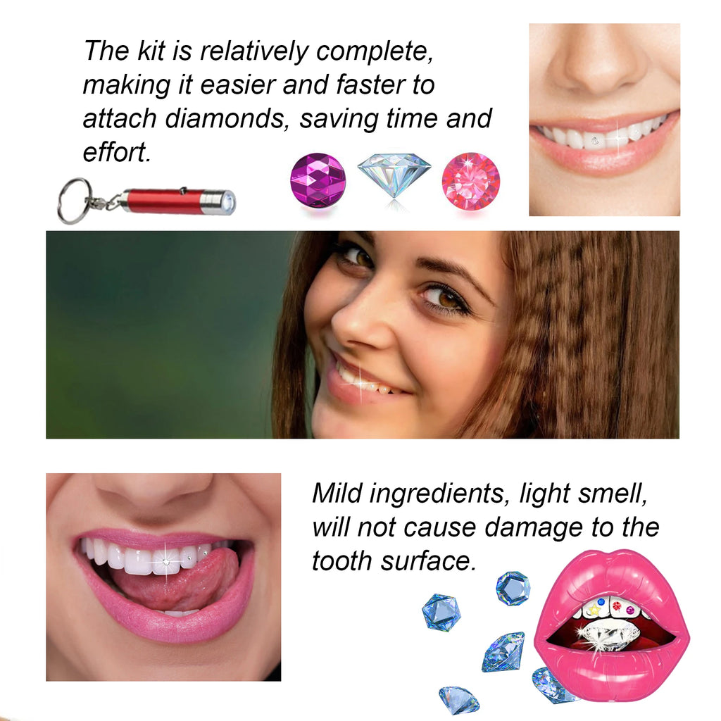 Professional DIY Tooth Gem Jewelry Decoration Kit