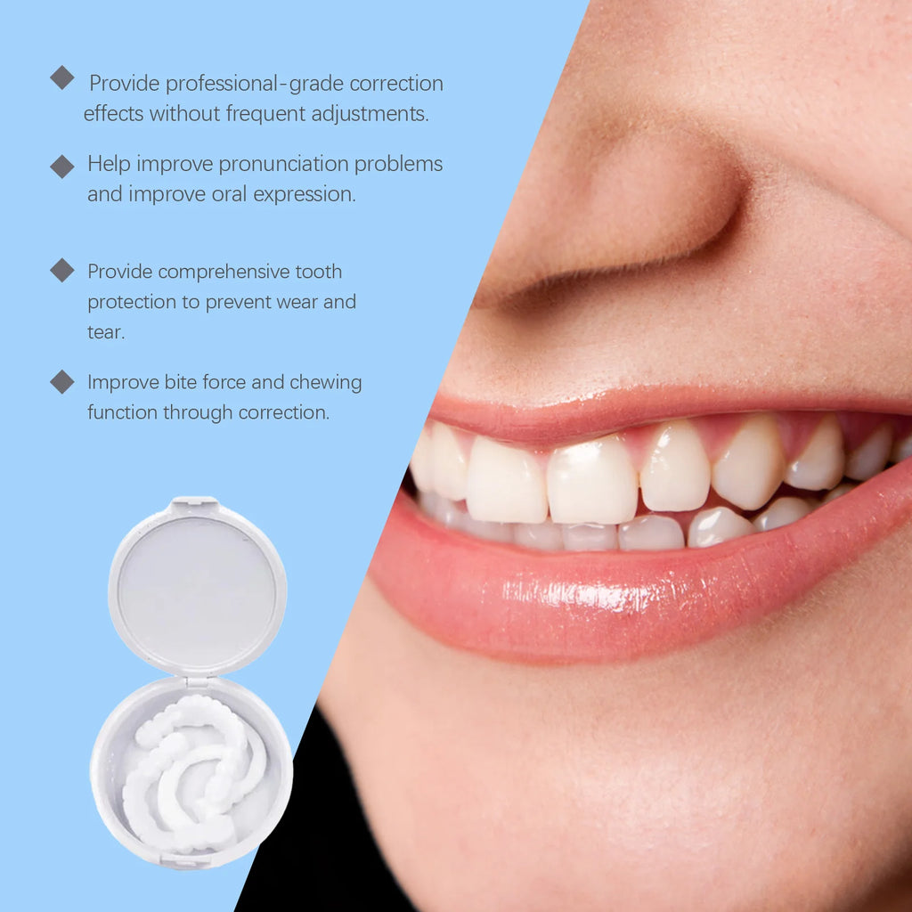 Adjustable Snap-On Dentures for Instant Smile Makeover