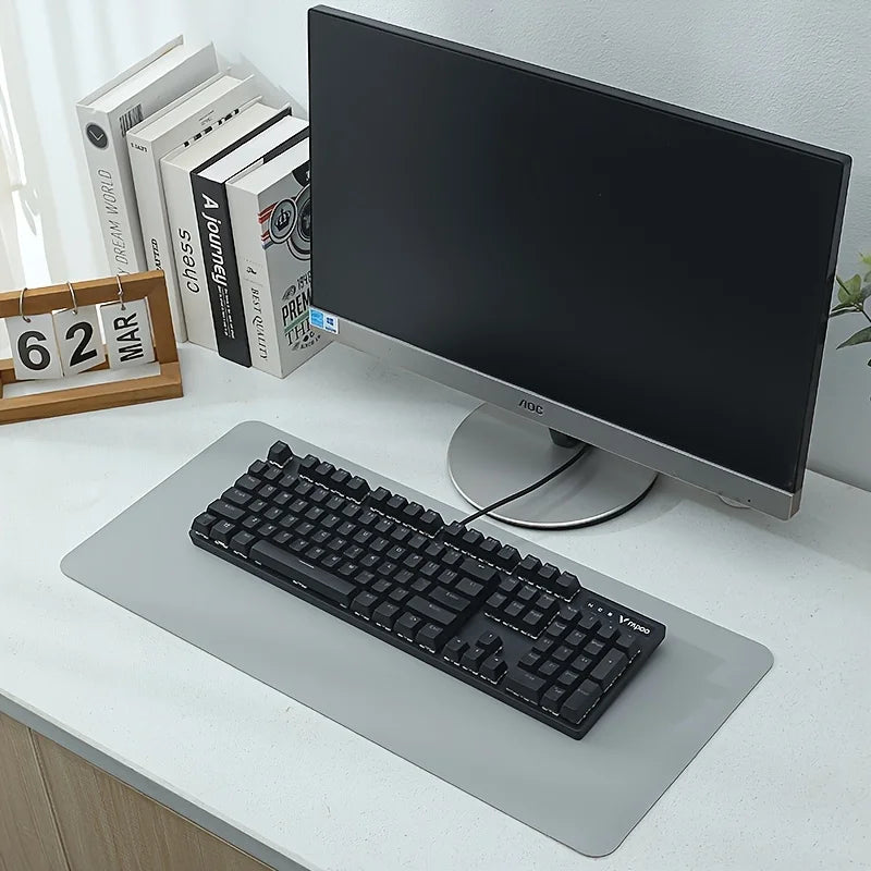 Waterproof PU Leather Desk Mat and Mouse Pad