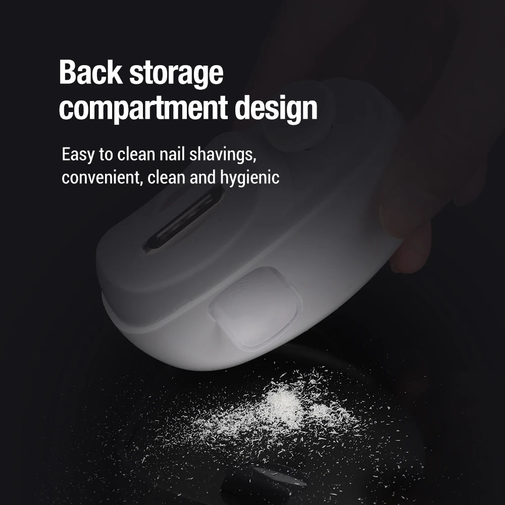 Electric Automatic Fingernail Clipper and Polisher for All Ages