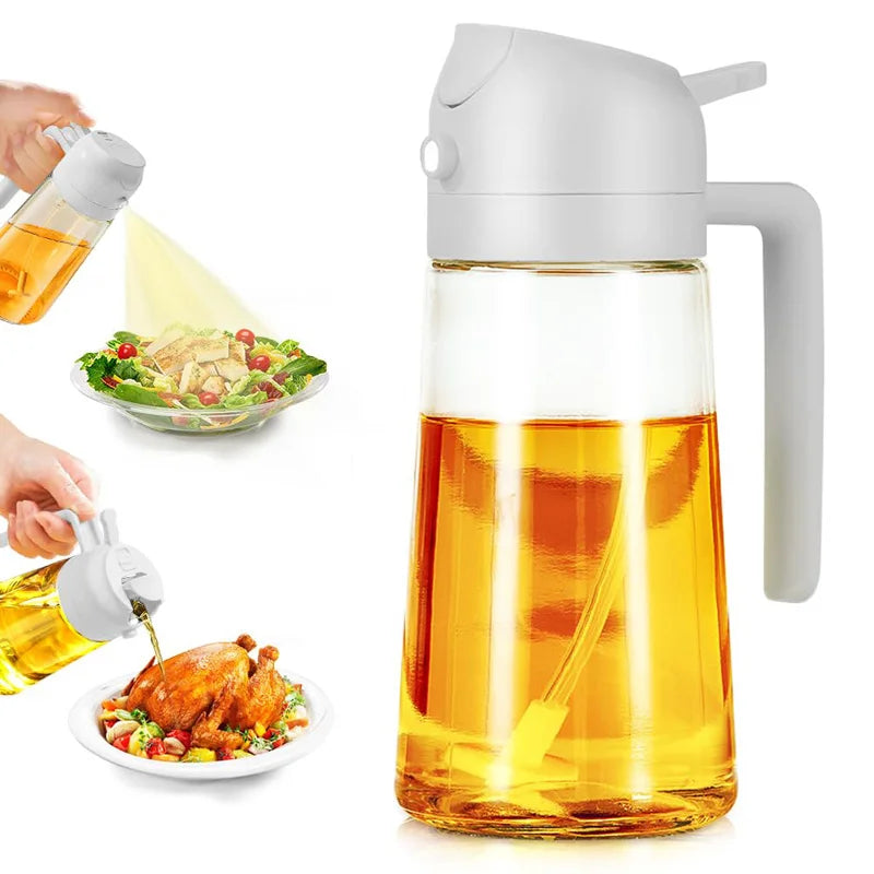 500ml Kitchen Oil Sprayer Bottle for Healthy Cooking - 5