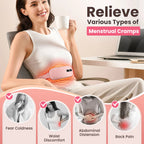 Cordless Menstrual Heating Pad with Vibration Massage