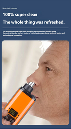 Rechargeable Portable Nose and Ear Hair Trimmer