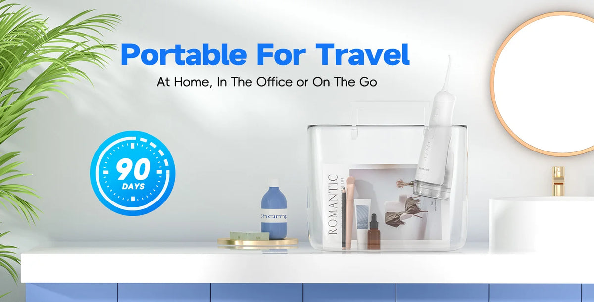Portable Cordless Water Flosser for Teeth Cleaning