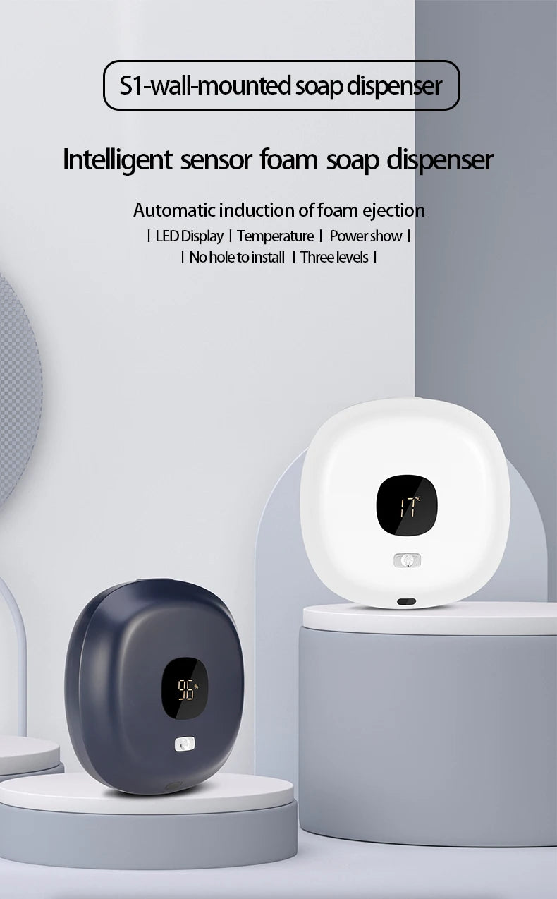 Automatic Wall-Mounted Foam Soap Dispenser - 7