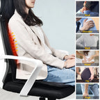Full-Body Electric Heated Massage Chair Cushion for Home and Car