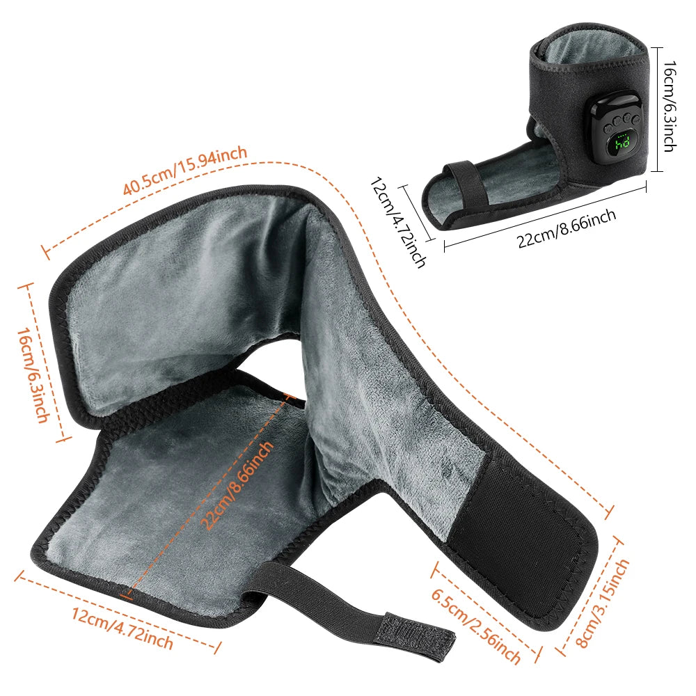 Heated Airbag Ankle Compression Massager - 6