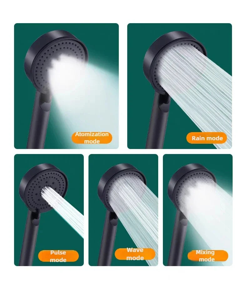 5-Mode High-Pressure Water Saving Shower Head - 10