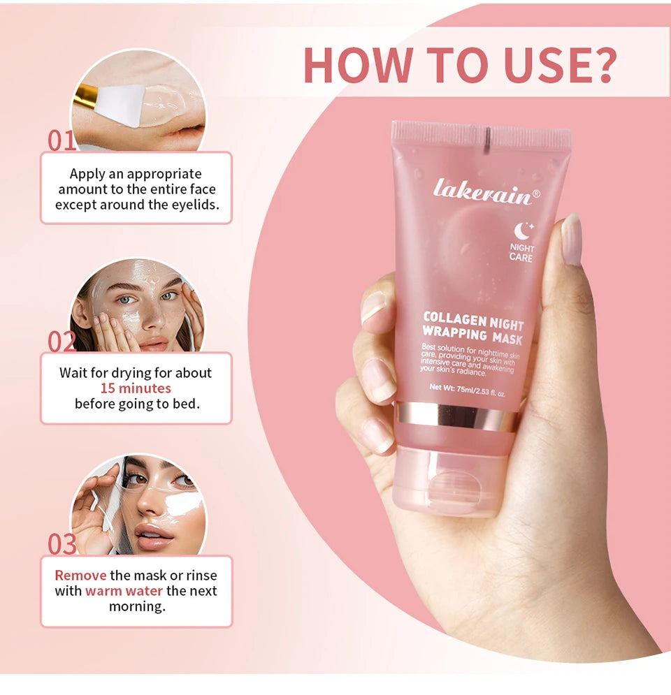 Collagen Peel-Off Night Wrapping Face Mask - 13