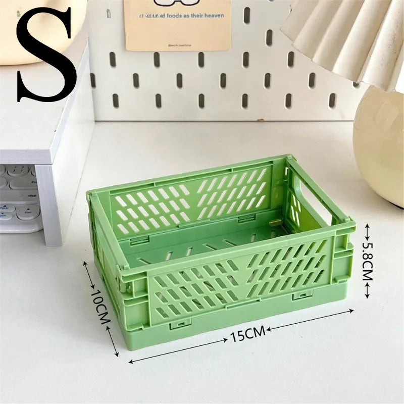 Foldable Desktop Storage Organizer for Home and Office