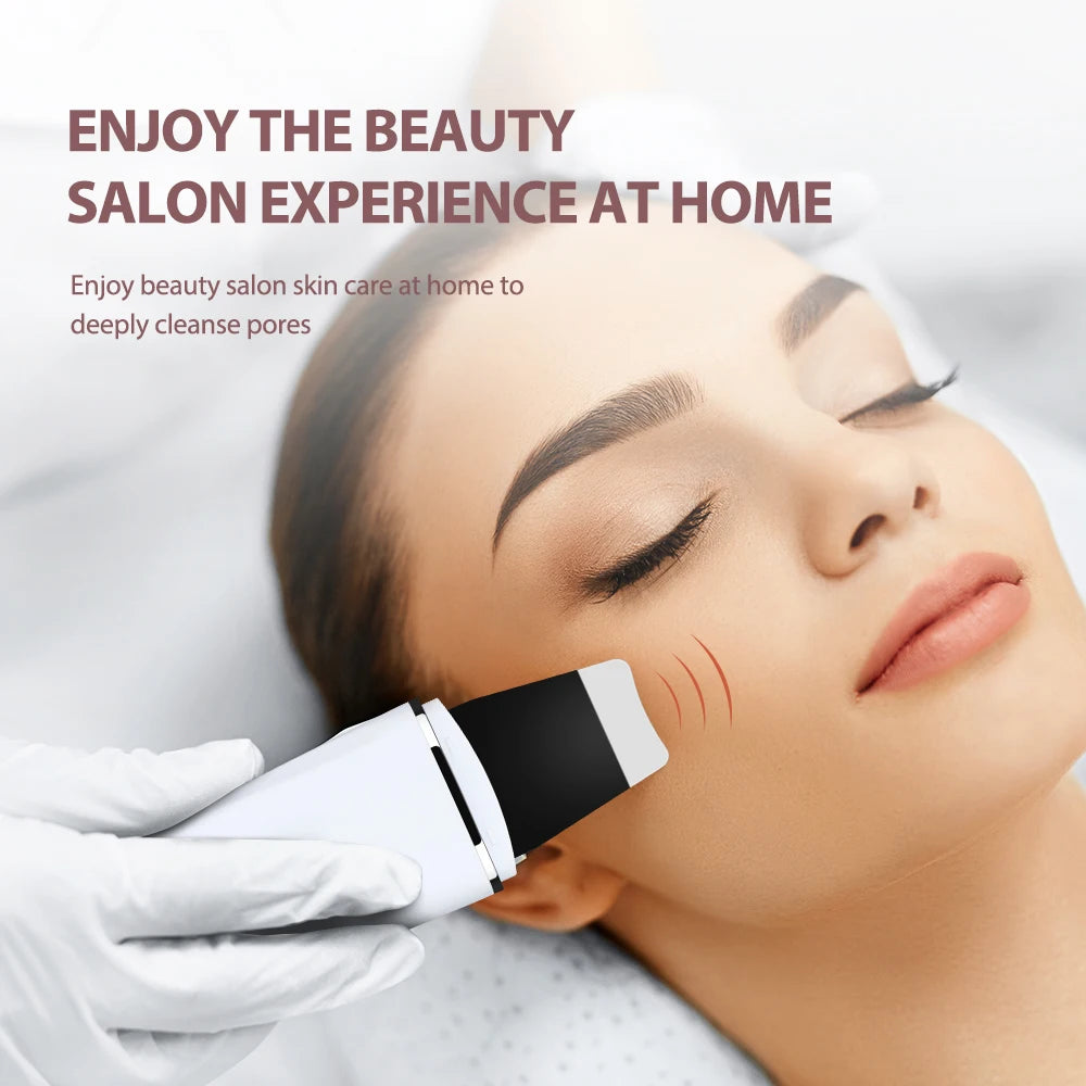 Ultrasonic Facial Skin Scrubber and Pore Cleaner - 11