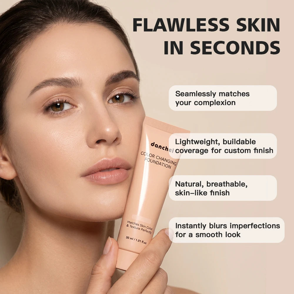 Color-Changing Liquid Foundation for Flawless Skin Tone
