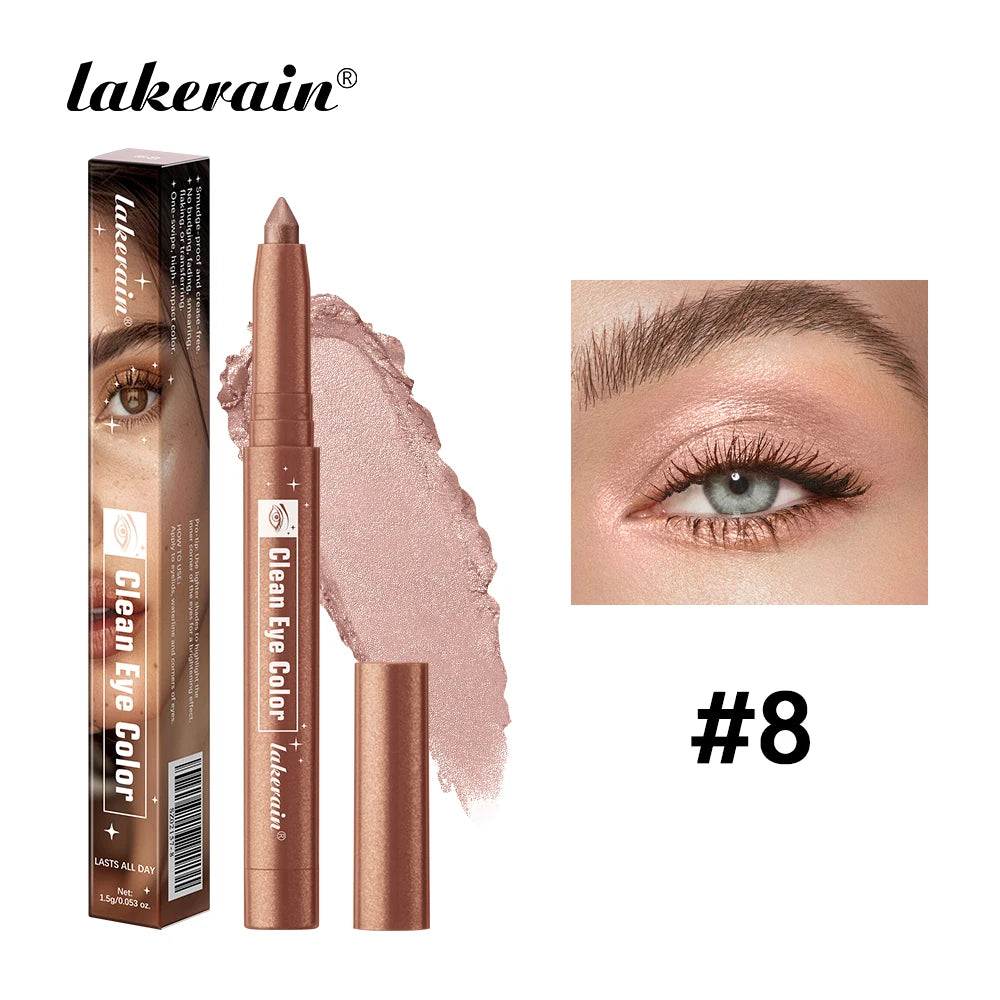 Waterproof Smudge-Proof Shimmer Eyeshadow Stick
