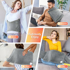 Electric Heating Pad Wrap for Back, Abdomen and Body Relief