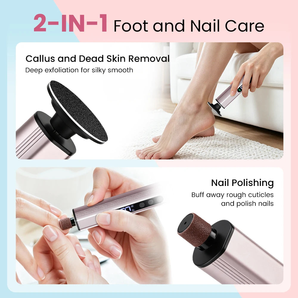 Electric Callus Remover and Pedicure Foot File Tool