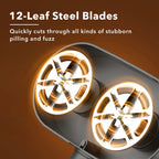 Rechargeable Electric Fabric Shaver with 5-Speed LED Display